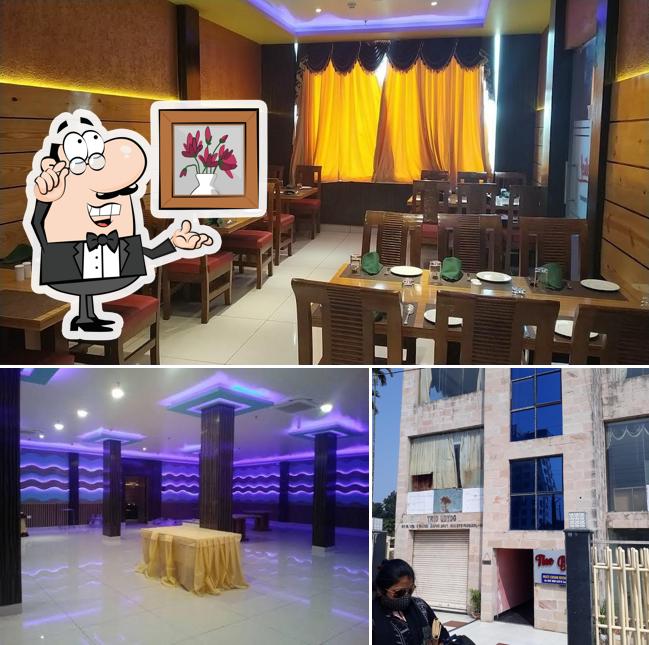 The interior of The Belief Multi Cuisine Restaurant Cum Bar, Oscillation, A.C Banquet & Sanctuary Lounge