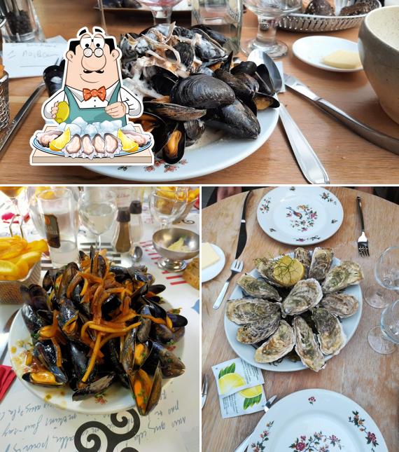 Commandez des fruits de mer à La Vieille Auberge