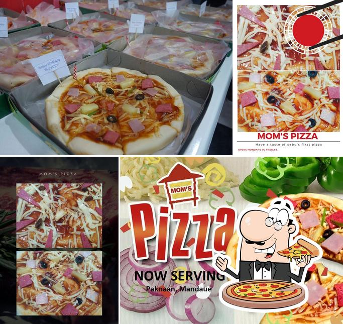 Order pizza at Mom's Pizza - Dumlog, Talisay