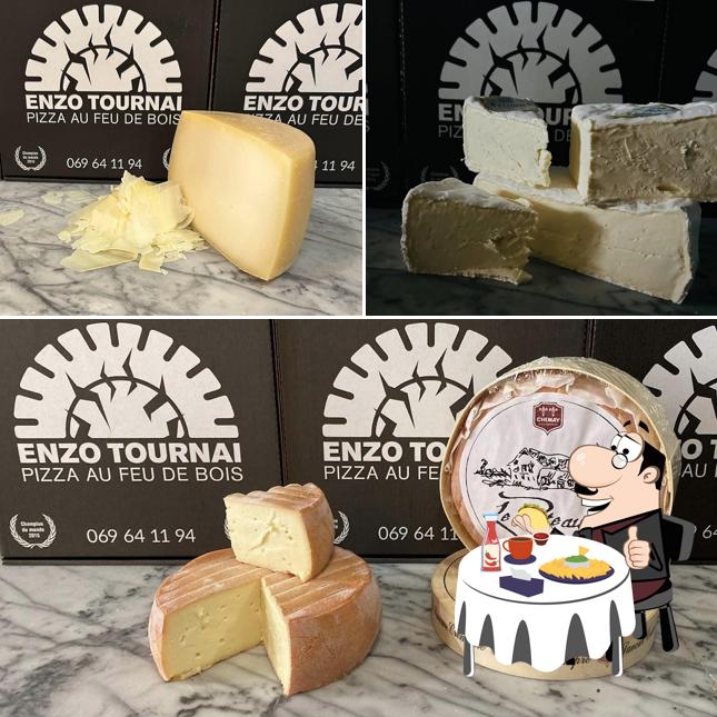 Assiette de fromage à Pizza Enzo