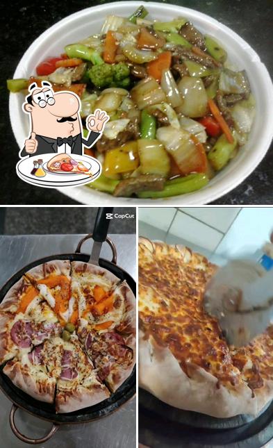 Peça pizza no Assados Oriental