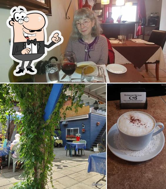 La intérieur et boisson du restaurant