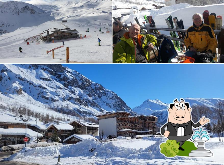 L'extérieur de Restaurant Le Barillon Val d isere