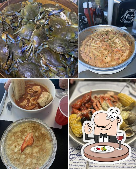 Monte's Fish Fry & Seafood Market in Toms River Restaurant menu and