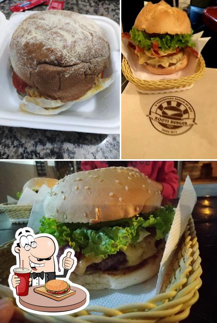 Os hambúrgueres do Roots Burger irão satisfazer uma variedade de gostos