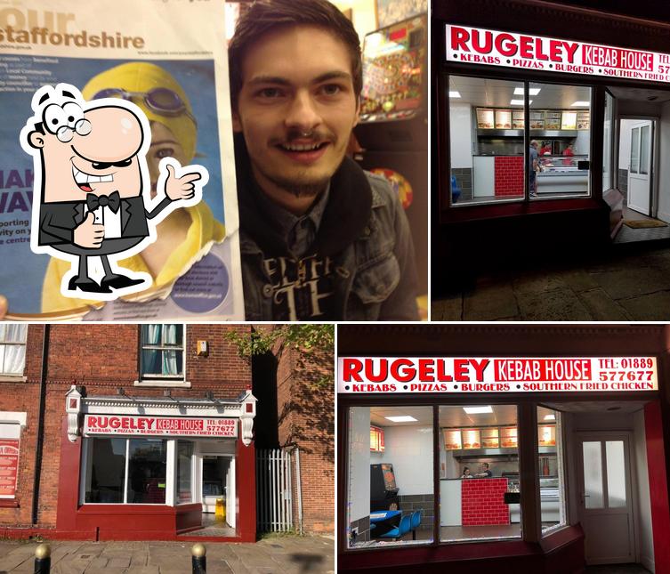 Look at the photo of Rugeley Kebab House