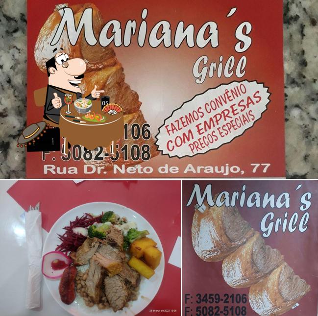 Platos en Mariana's Grill