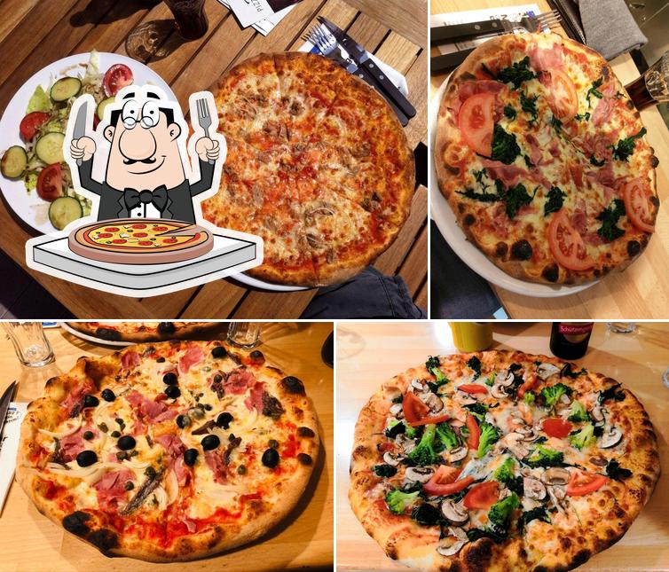 Pick pizza at Pizzeria Piccola