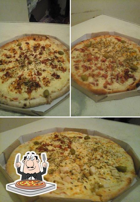 Escolha pizza no D Margon Pizzaria