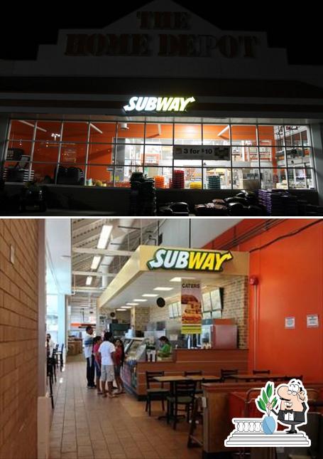 L'extérieur de Subway