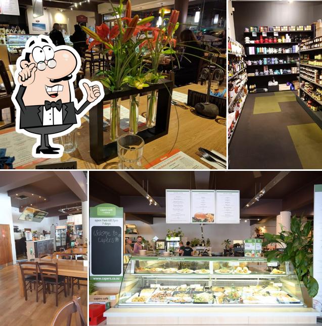 Check out how Capers Cafe + Store looks inside