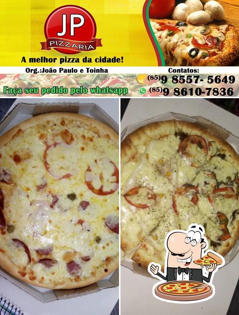 Experimente pizza no Jppizzaria