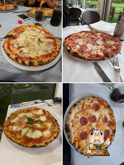 A Ristorante Primavera al Lago, puoi prenderti una bella pizza