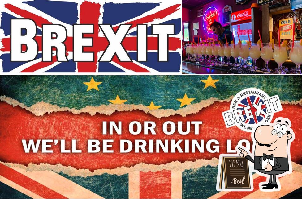 Взгляните на изображение паба и бара "Brexit Bar"
