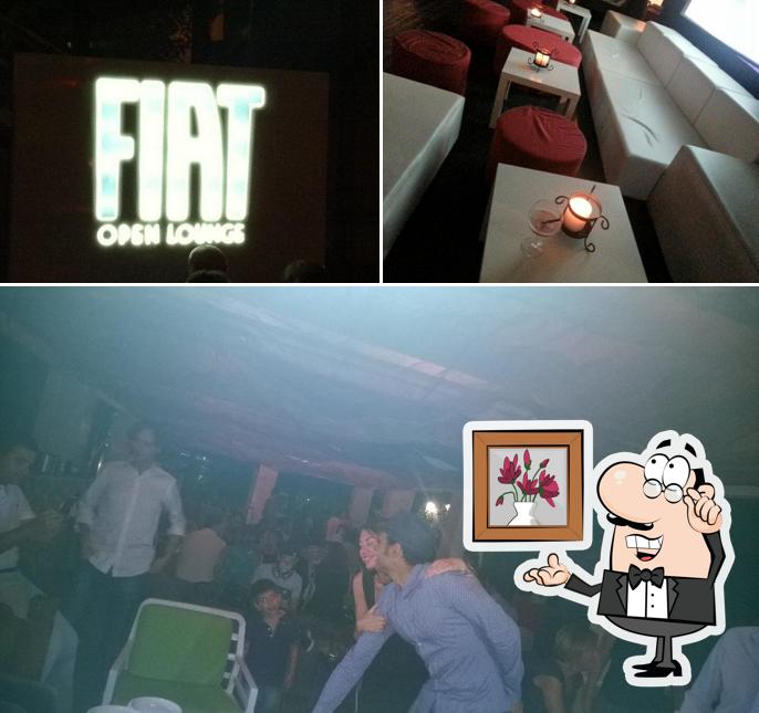 Gli interni di Fiat Open Lounge