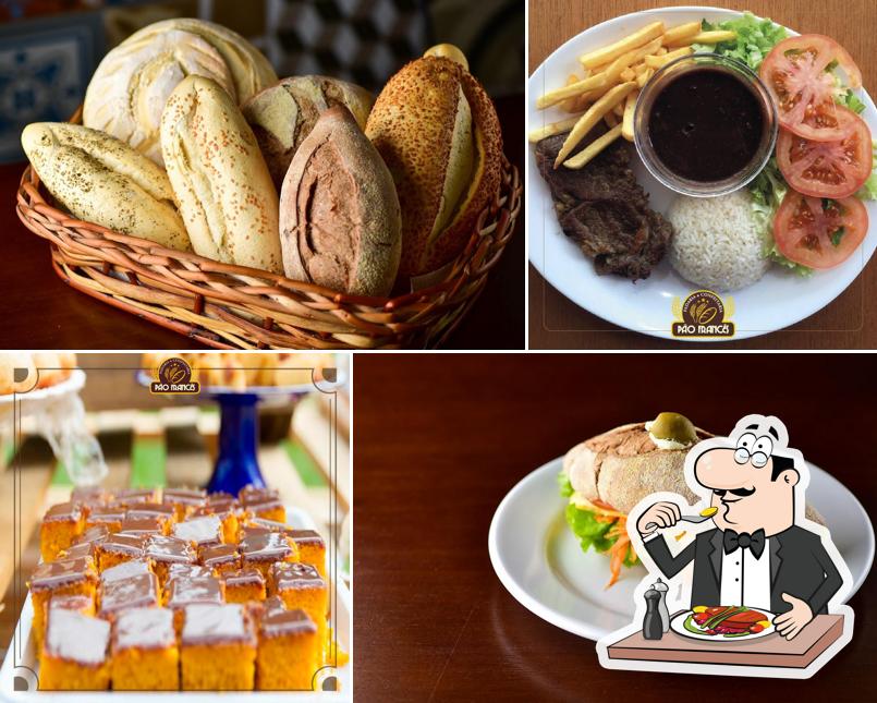 Comida em Padaria Pão Francês