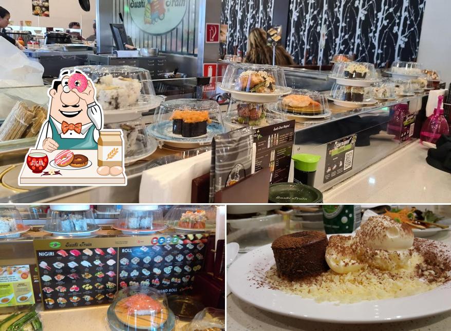 Sushi Train Treasure Cove sirve una buena selección de dulces