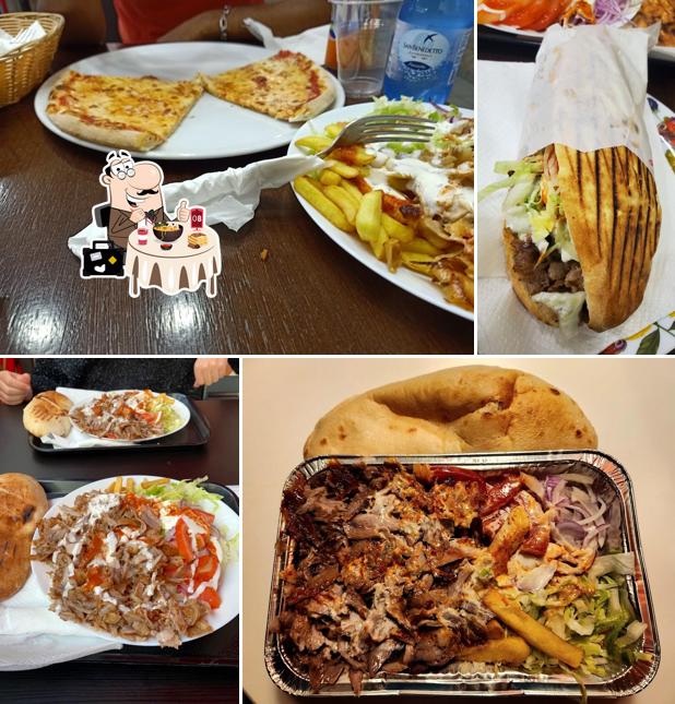 Panino con maiale stirato al Anatolia Kebab & Pizza