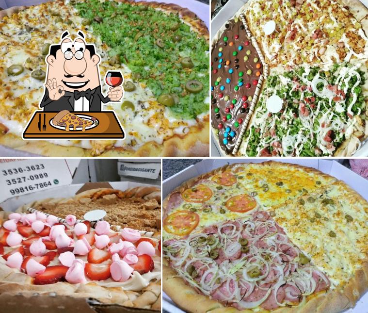 Peça diferentes estilos de pizza