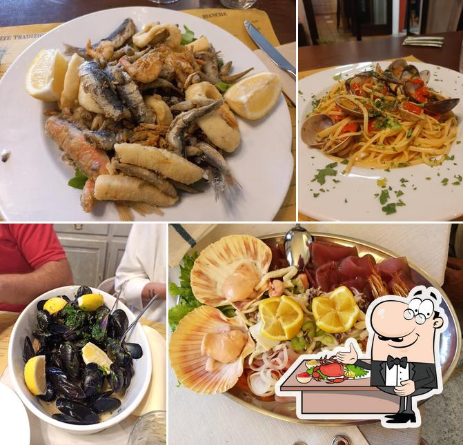 Commandez différents plats à base de fruits de mer proposés par Lo scoglio di Brolo