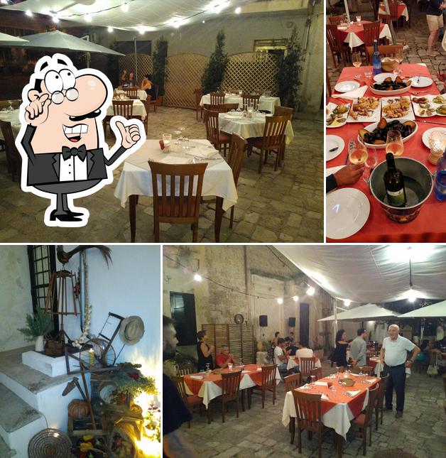 Gli interni di "1707" RISTORANTE