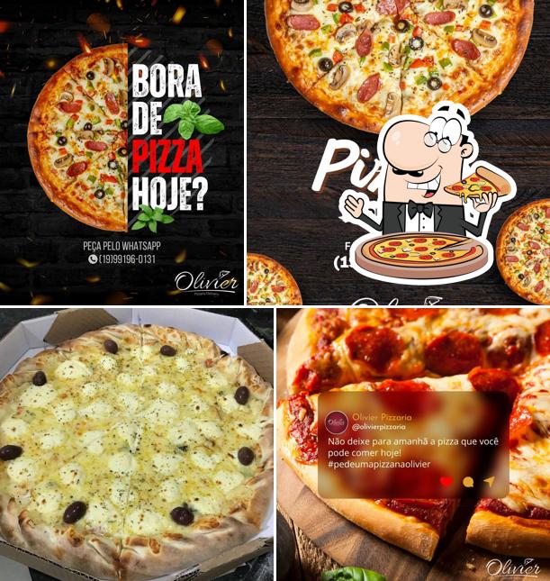 No Olivier Pizzaria Delivery, você pode conseguir pizza