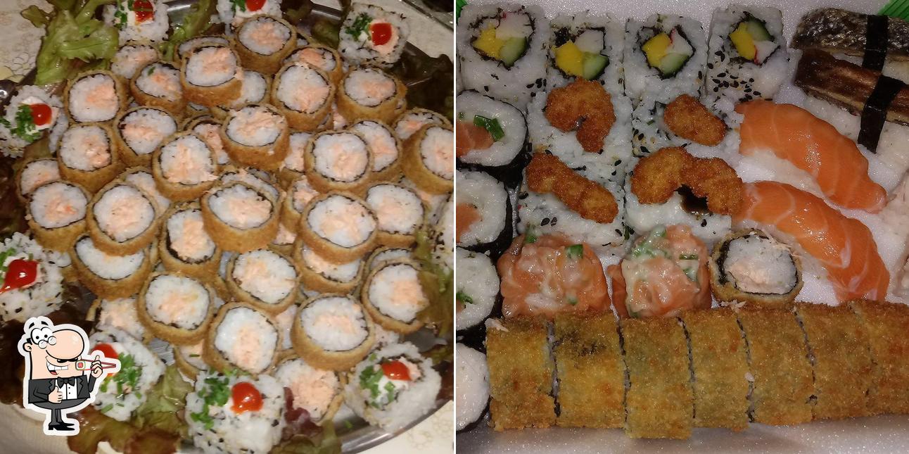 Rolos de sushi são oferecidos por Alê Sushi