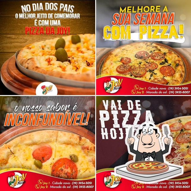 No Pizzaria Joy - Indaiatuba, você pode degustar pizza