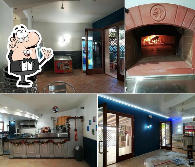 Gli interni di Dario's Pizza