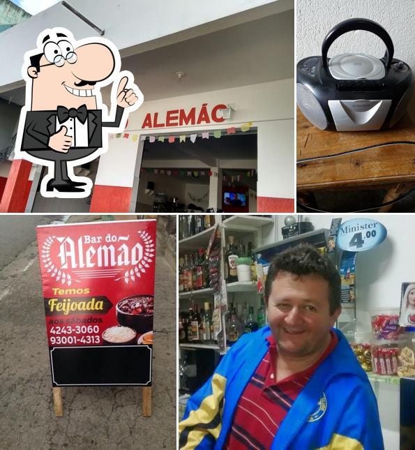 Here's a picture of Bar do Alemão