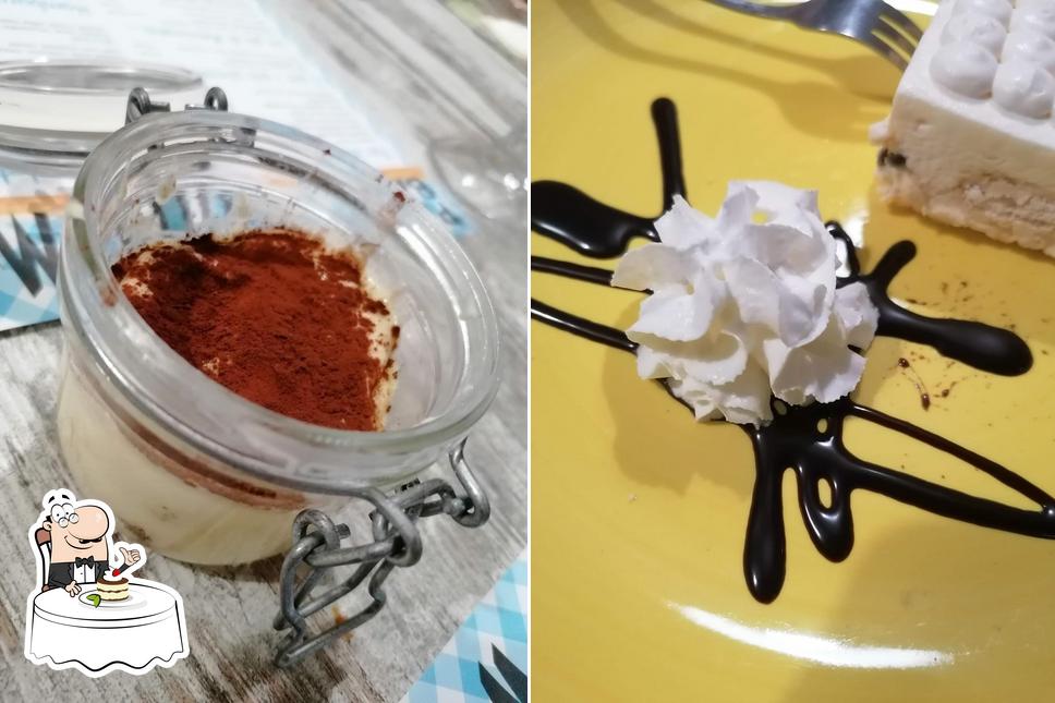 Bar Pizzeria Gatto Matto serve un'ampia gamma di dessert