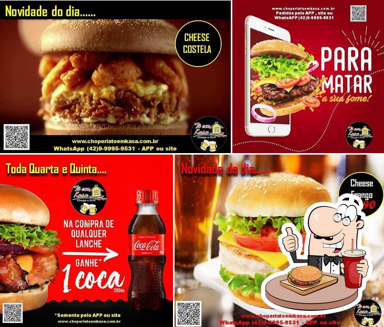 Consiga um hambúrguer no Tô em Kasa Premium Burguer