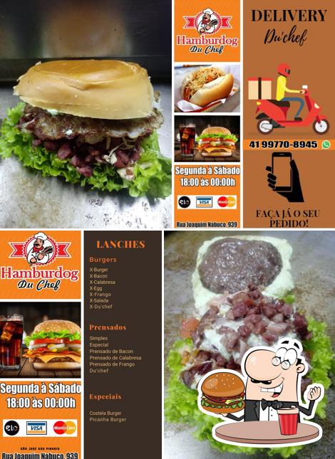 Peça um hambúrguer no Hamburdog Du Chef