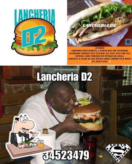 Comida em Lancheria D2