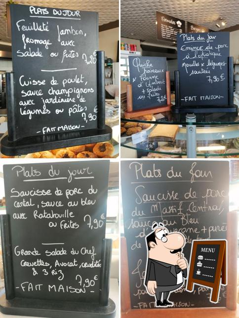 Le menu du tableau présente les options disponibles)