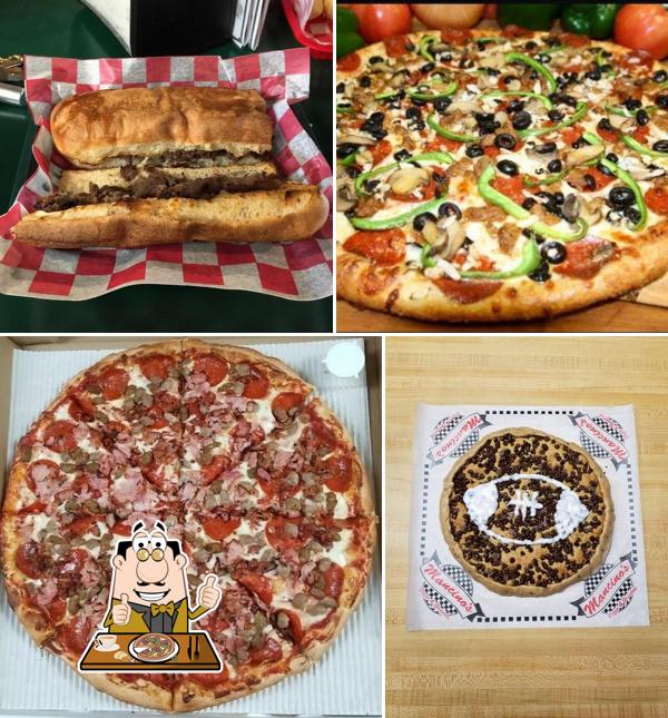 Order pizza at Mancino's Pizza & Grinders