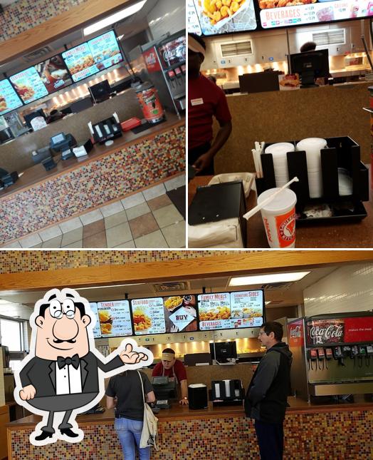 The interior of Popeyes Louisiana Kitchen