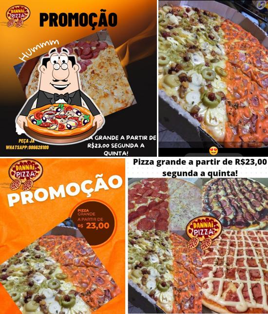 Escolha pizza no Dannai Pizza