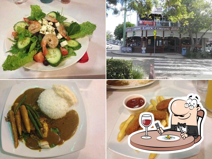 Celtic Corner Bar & Bistro in Manly Restaurant menu and reviews