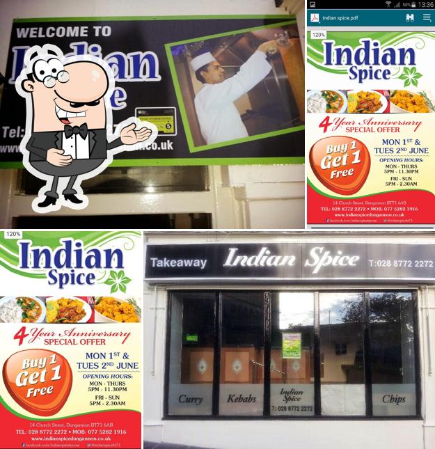 Indian Spice Takeaway Dungannon in Dungannon Restaurant menu and reviews