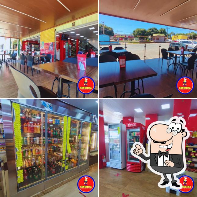Veja imagens do interior do Gonçalina Pães e Conveniências