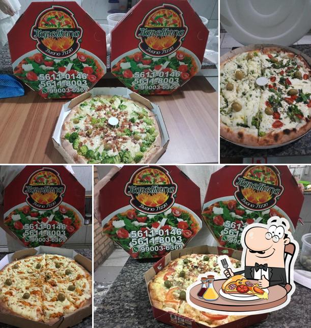 Peça diversos estilos de pizza