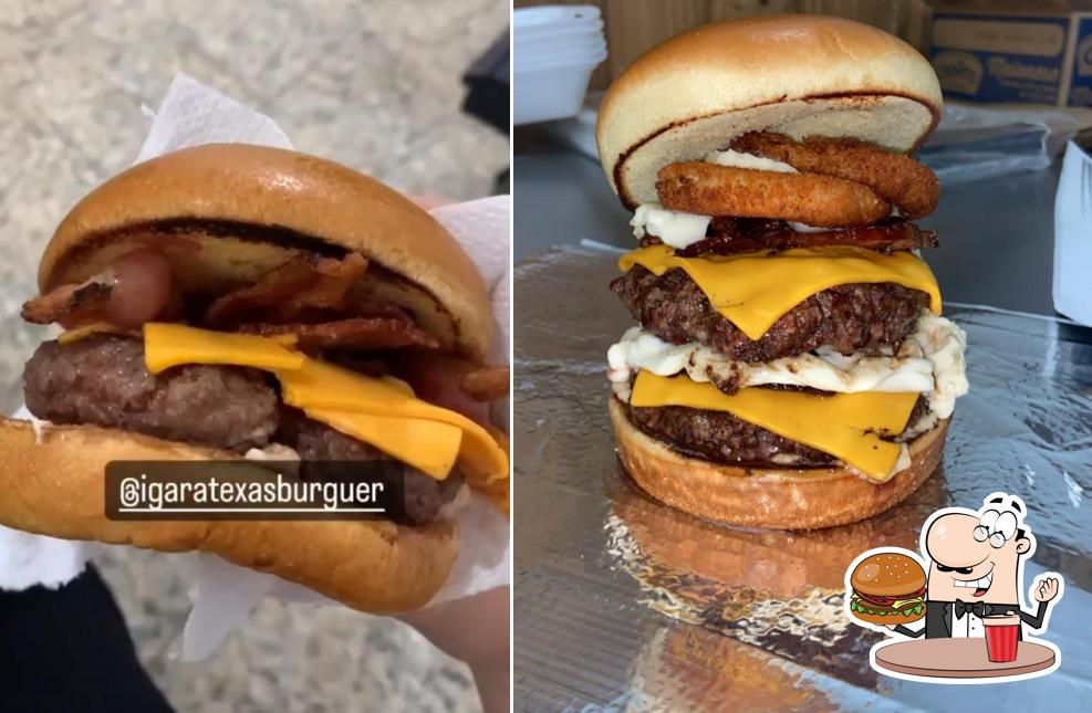 Experimente um hambúrguer no Igaratexas Burguer