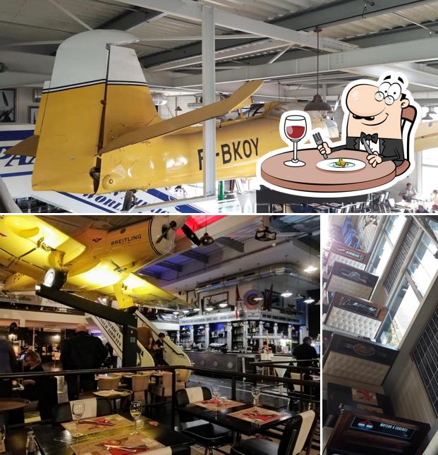 Estas son las fotografías donde puedes ver comida y interior en Le Hangar Rms