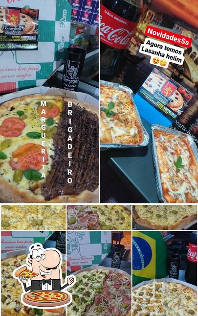 Escolha pizza no Pizzaria GUERREIRO$