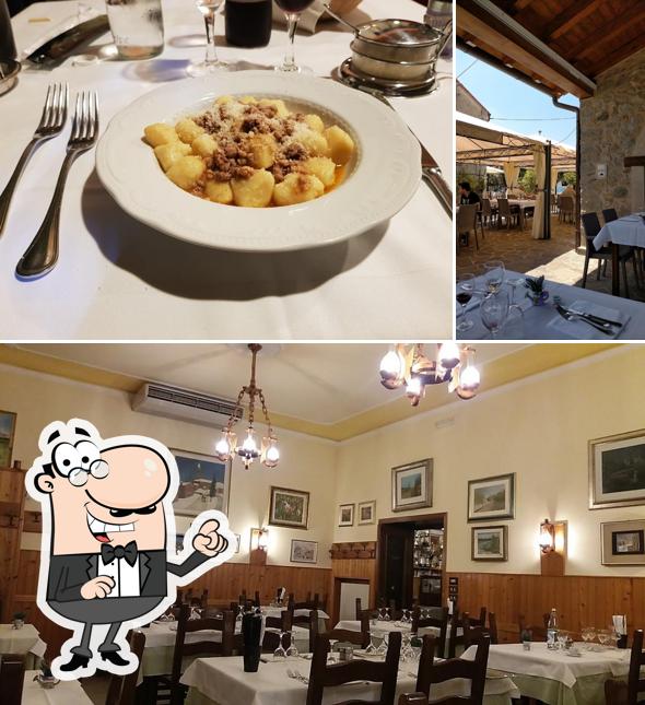 Gli interni di Trattoria Da Mario