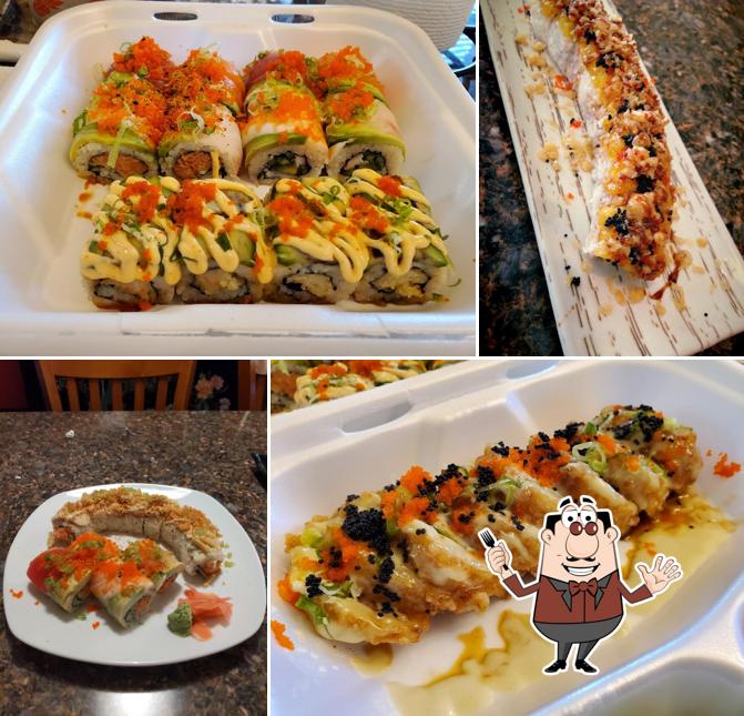 Meals at Narita Japanese Sushi Restaurant