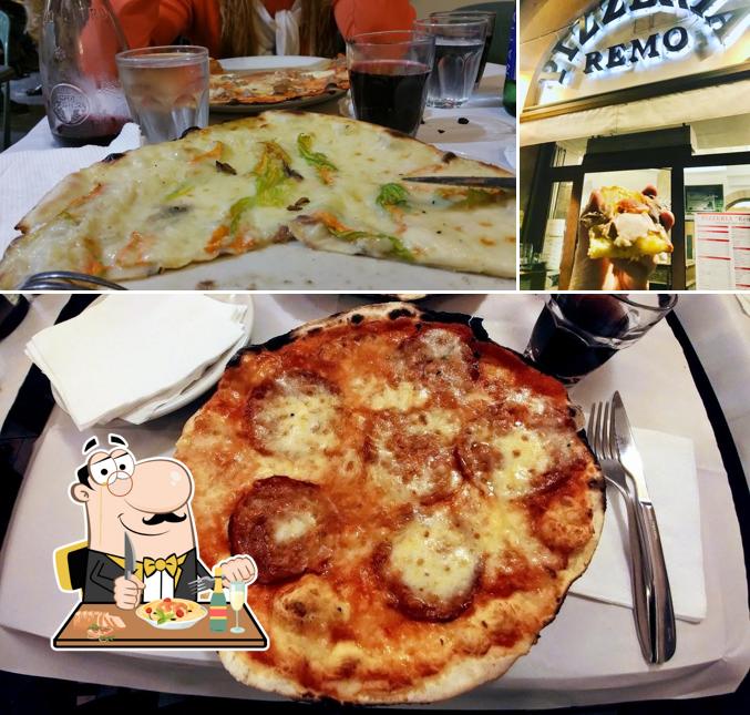 Platti al Pizzeria Remo A Testaccio