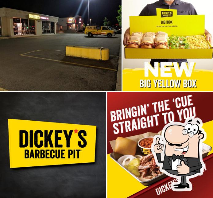 See this picture of Dickey's Barbecue Pit