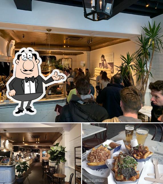 L'intérieur de Frites Atelier | Bruxelles